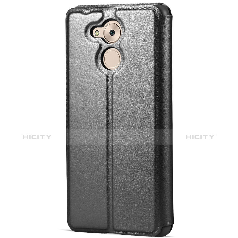 Coque Portefeuille Livre Cuir pour Huawei Honor 6C Pro Noir Plus