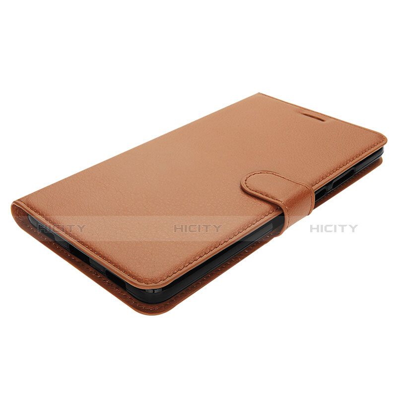 Coque Portefeuille Livre Cuir pour Huawei Honor Note 8 Marron Plus