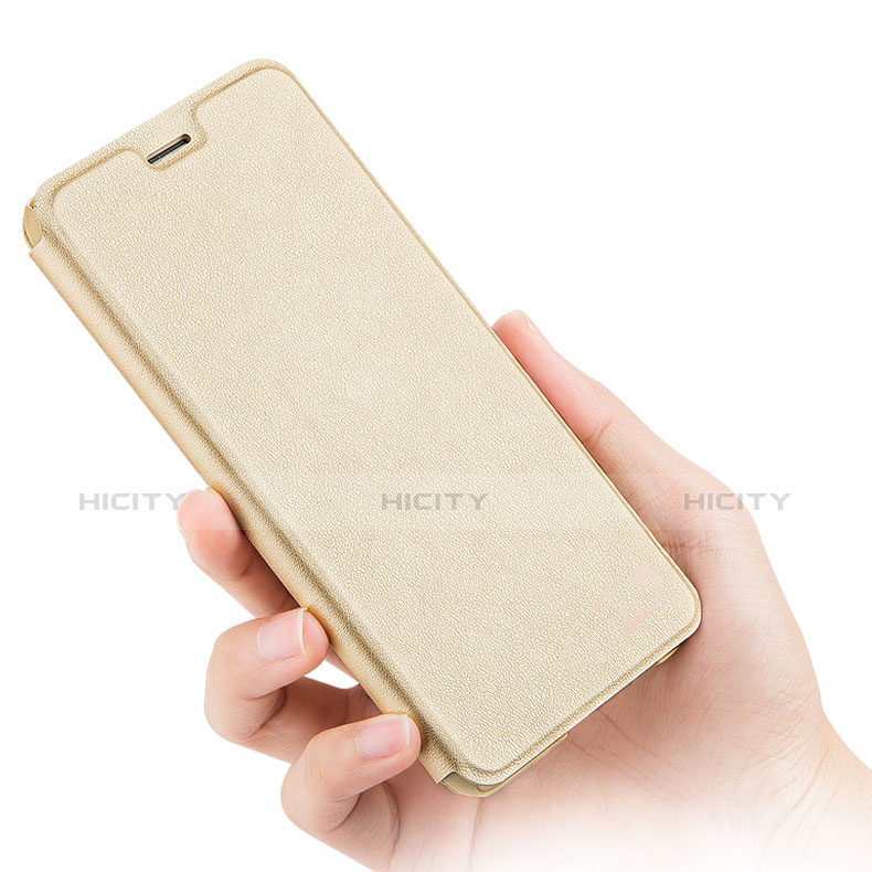 Coque Portefeuille Livre Cuir pour Huawei Honor Play 5 Or Plus