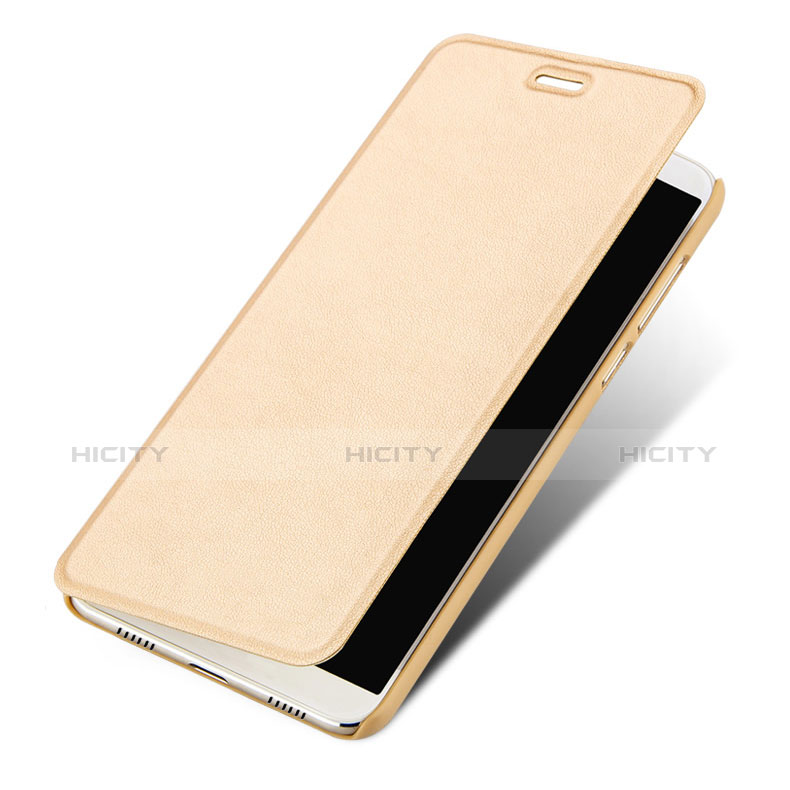 Coque Portefeuille Livre Cuir pour Huawei Nova Young Or Plus