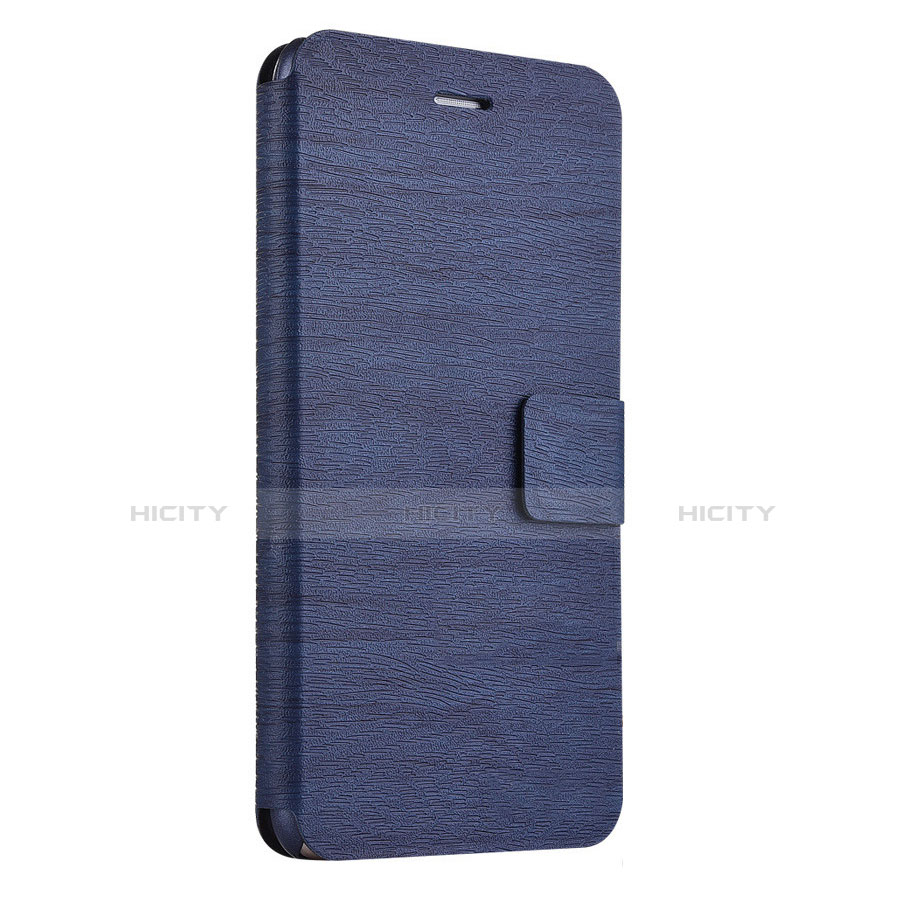 Coque Portefeuille Livre Cuir pour Huawei P9 Lite Mini Bleu Plus