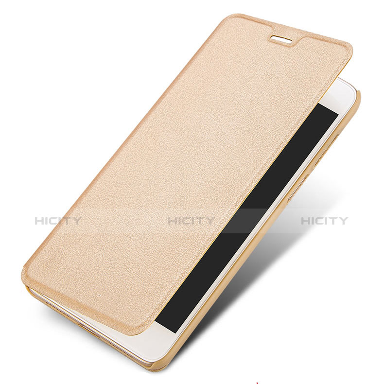 Coque Portefeuille Livre Cuir pour Huawei Y7 Prime Or Plus