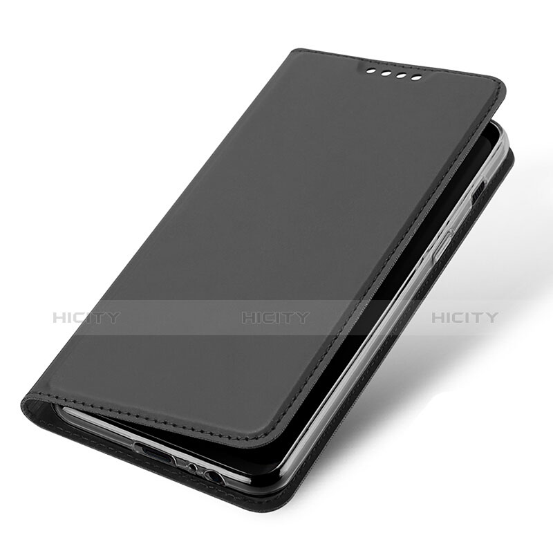 Coque Portefeuille Livre Cuir pour Samsung Galaxy A8 (2018) A530F Noir Plus