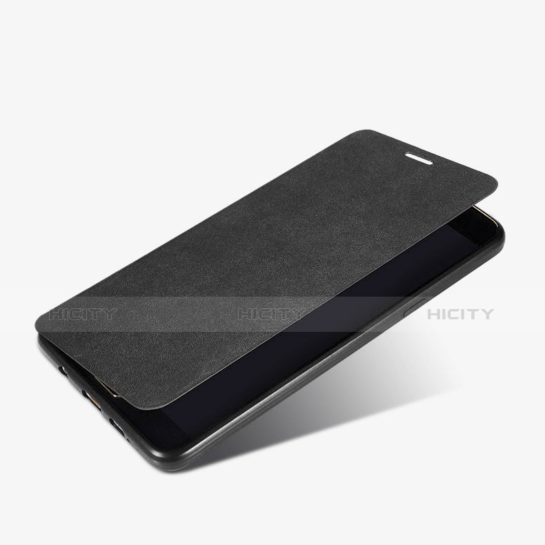 Coque Portefeuille Livre Cuir pour Samsung Galaxy A9 Pro (2016) SM-A9100 Noir Plus