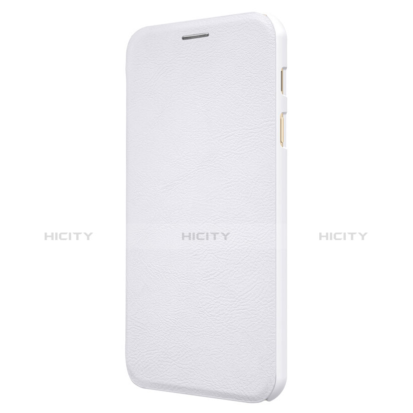 Coque Portefeuille Livre Cuir pour Samsung Galaxy C7 (2017) Blanc Plus