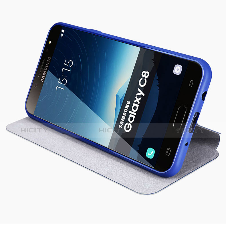 Coque Portefeuille Livre Cuir pour Samsung Galaxy C7 (2017) Plus