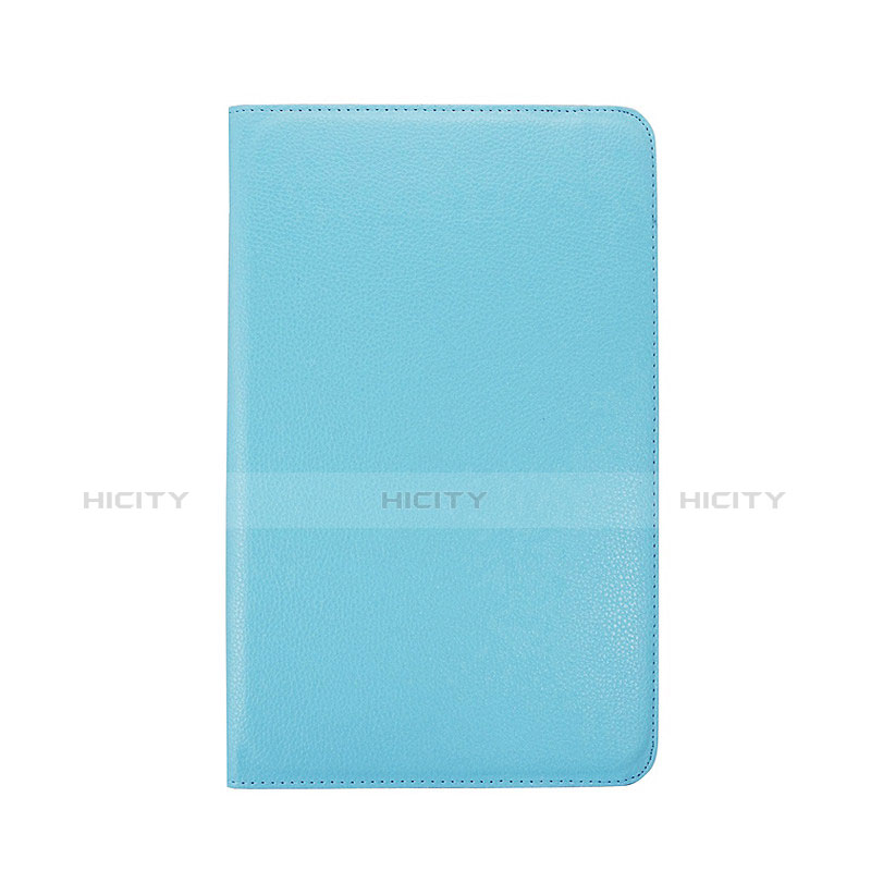 Coque Portefeuille Livre Cuir pour Samsung Galaxy Tab 4 7.0 SM-T230 T231 T235 Bleu Ciel Plus