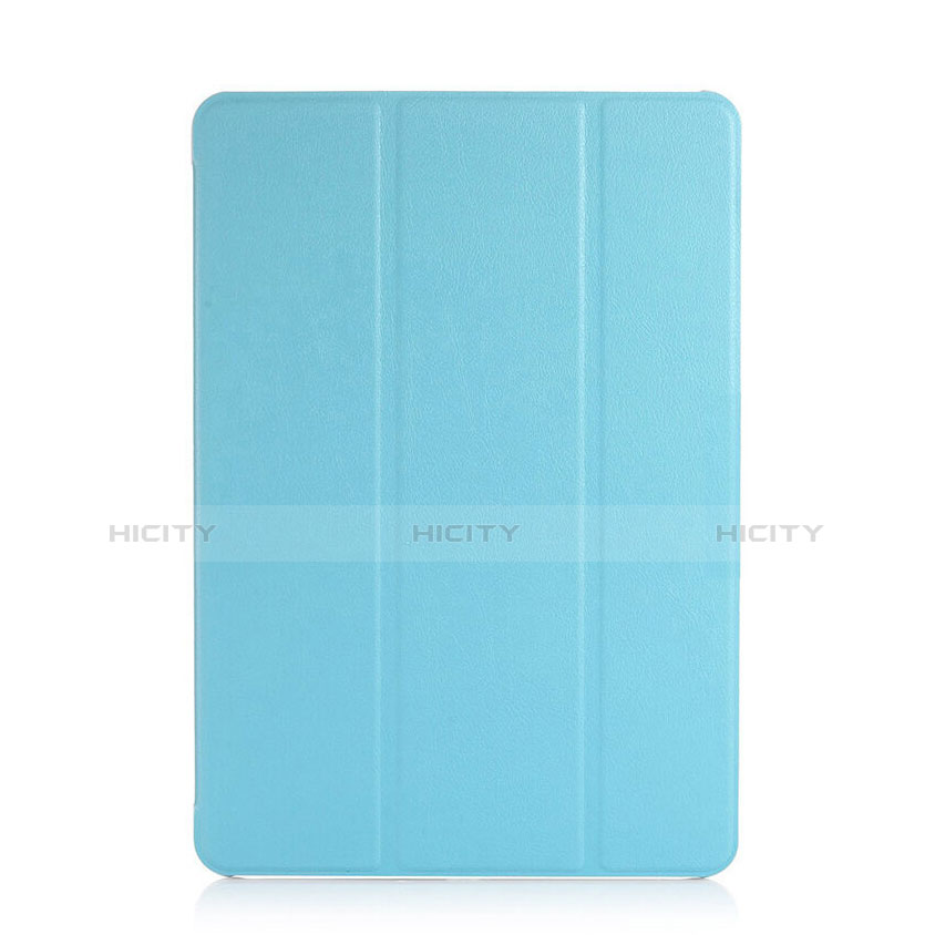 Coque Portefeuille Livre Cuir pour Samsung Galaxy Tab S2 8.0 SM-T710 SM-T715 Bleu Ciel Plus