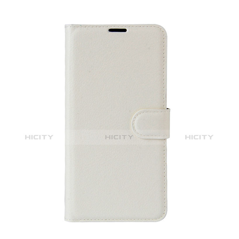 Coque Portefeuille Livre Cuir pour Wiko Wim Lite 4G Blanc Plus