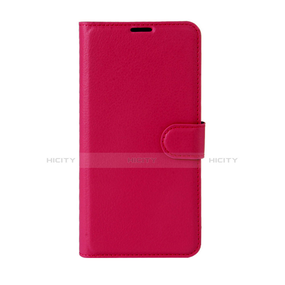 Coque Portefeuille Livre Cuir pour Wiko Wim Lite 4G Rose Rouge Plus