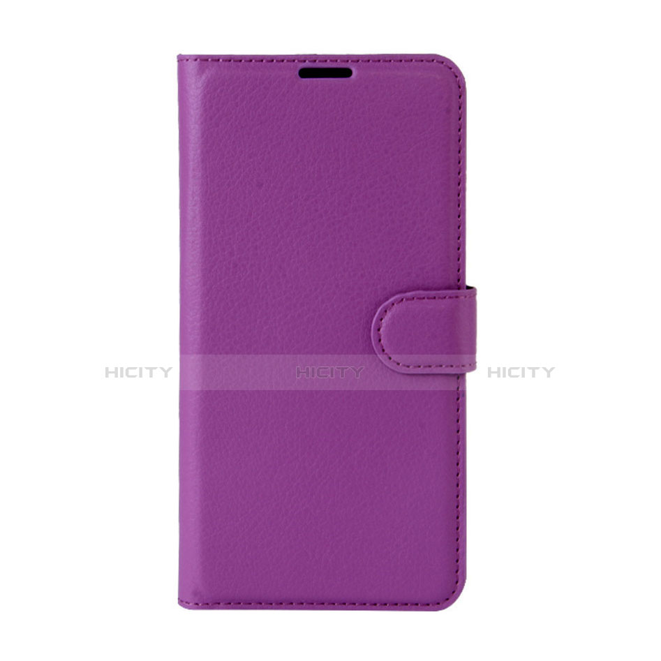 Coque Portefeuille Livre Cuir pour Wiko Wim Lite 4G Violet Plus