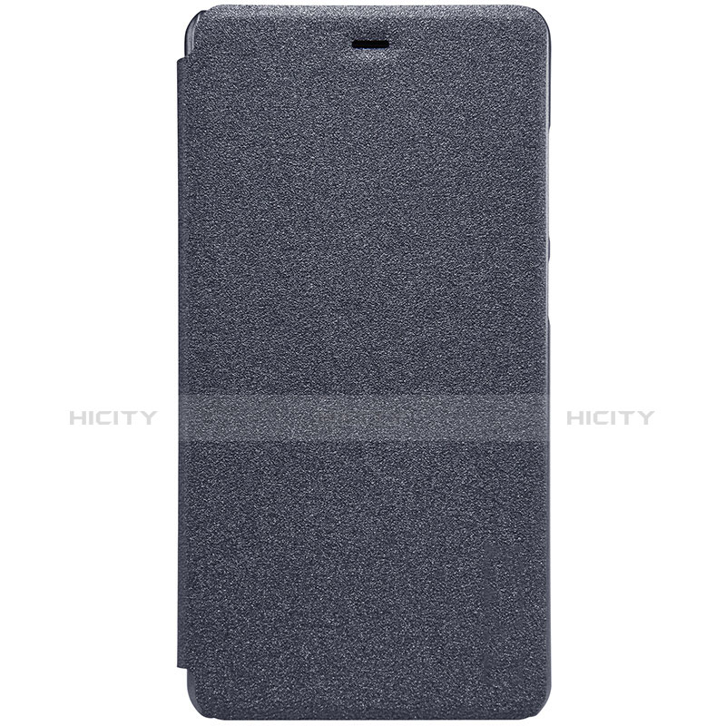 Coque Portefeuille Livre Cuir pour Xiaomi Mi 4S Noir Plus