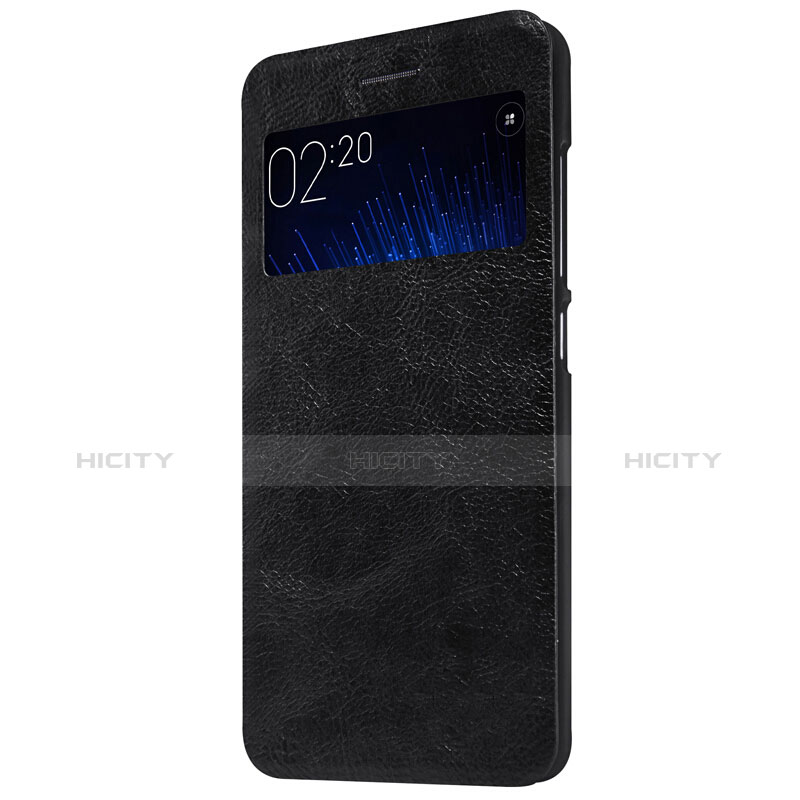 Coque Portefeuille Livre Cuir pour Xiaomi Mi 5 Noir Plus