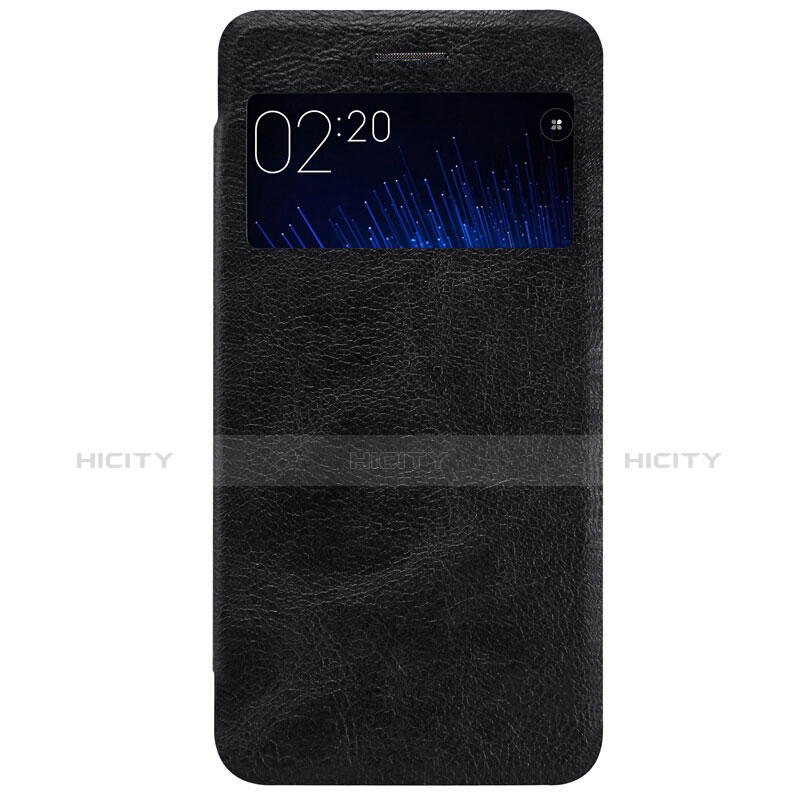 Coque Portefeuille Livre Cuir pour Xiaomi Mi 5 Noir Plus