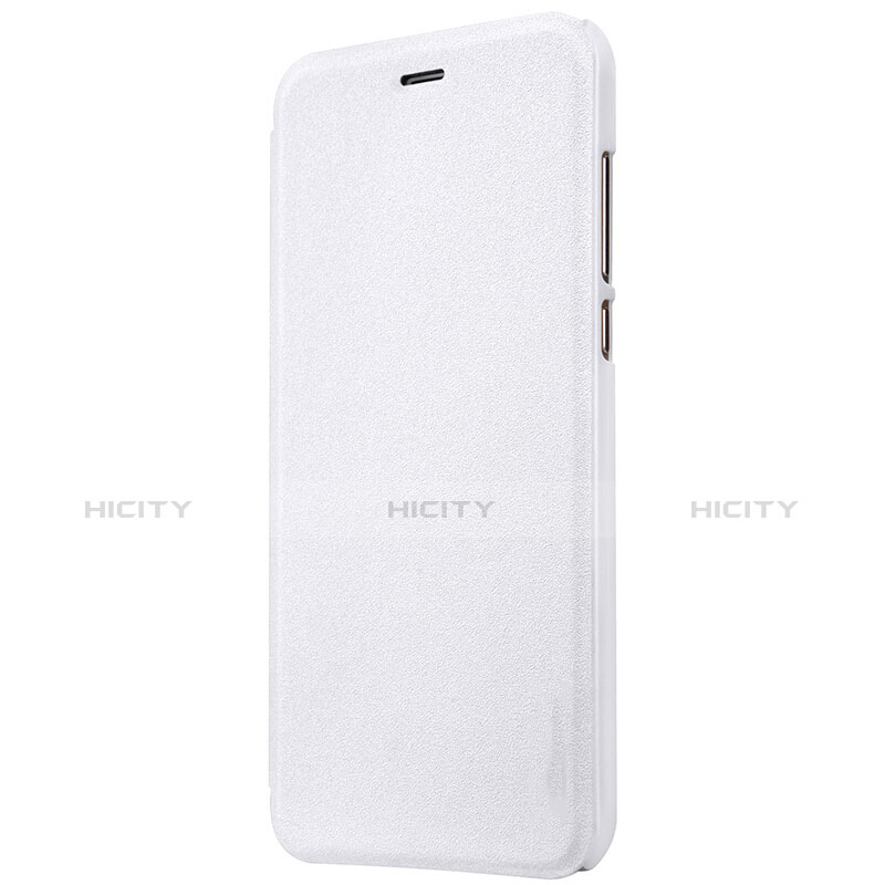 Coque Portefeuille Livre Cuir pour Xiaomi Mi 5C Blanc Plus