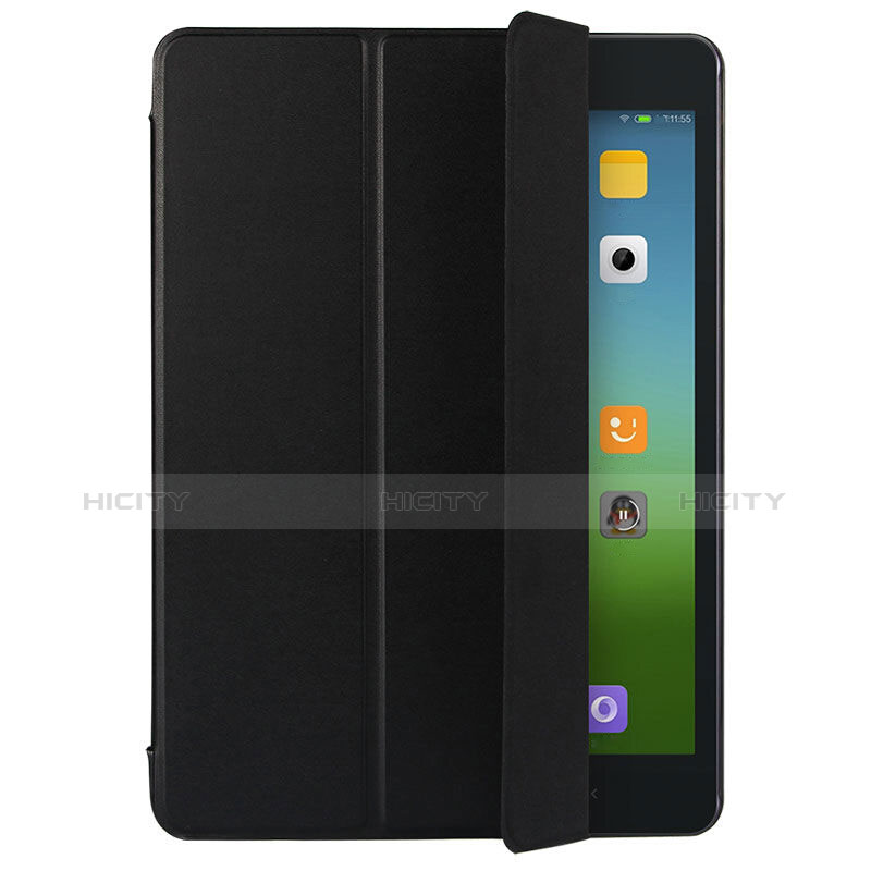 Coque Portefeuille Livre Cuir pour Xiaomi Mi Pad 3 Noir Plus