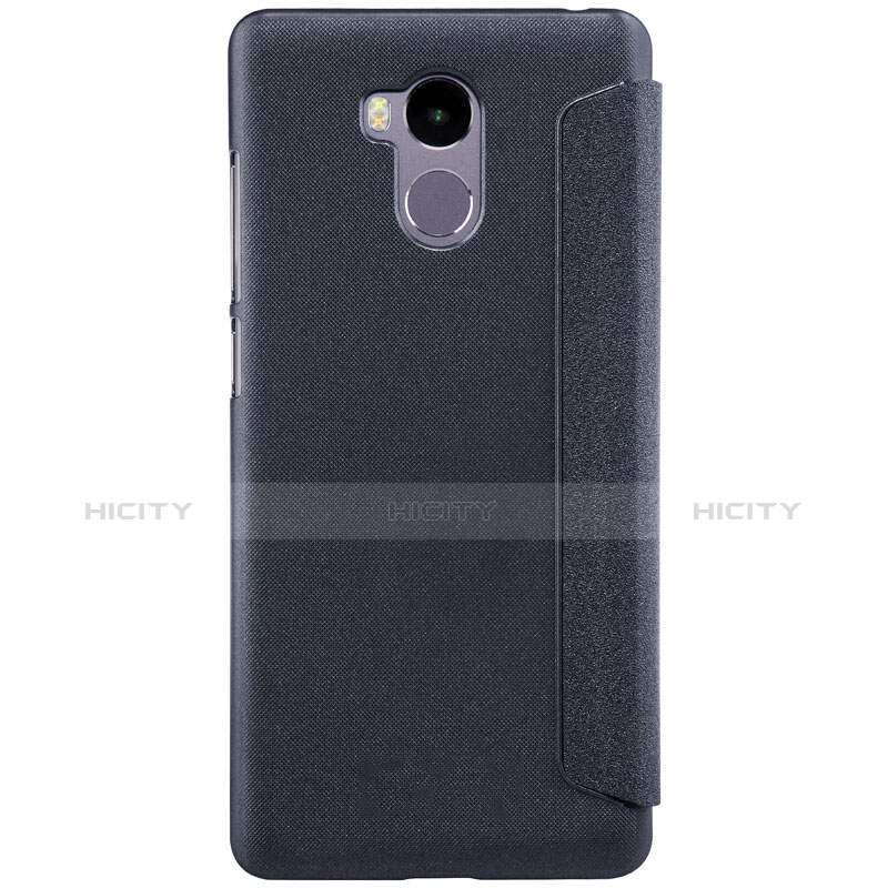 Coque Portefeuille Livre Cuir pour Xiaomi Redmi 4 Prime High Edition Noir Plus