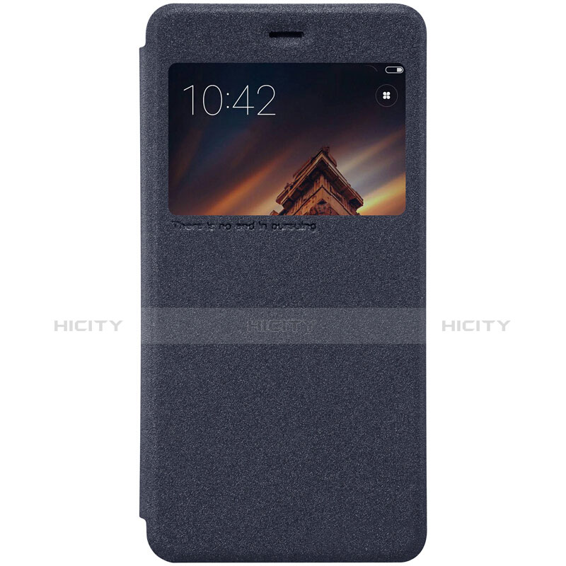 Coque Portefeuille Livre Cuir pour Xiaomi Redmi 4A Noir Plus