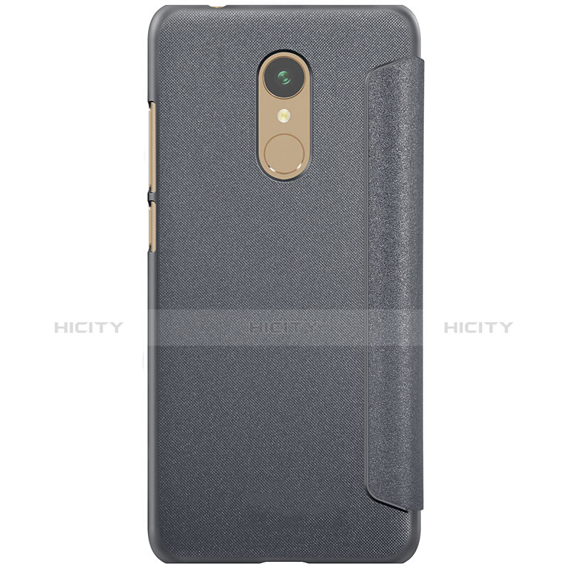 Coque Portefeuille Livre Cuir pour Xiaomi Redmi 5 Noir Plus