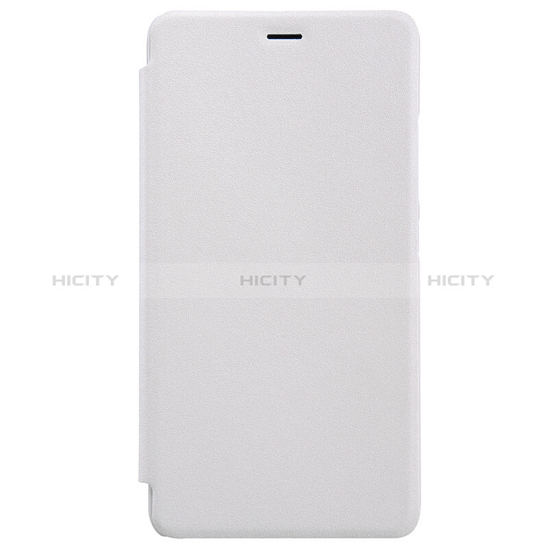 Coque Portefeuille Livre Cuir pour Xiaomi Redmi Note 2 Blanc Plus