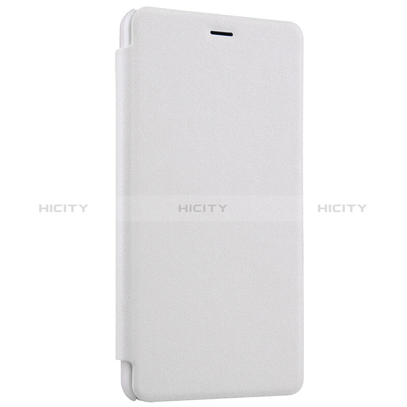 Coque Portefeuille Livre Cuir pour Xiaomi Redmi Note 2 Blanc Plus