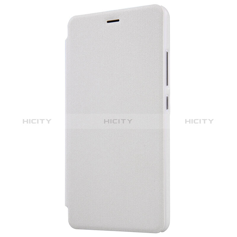 Coque Portefeuille Livre Cuir pour Xiaomi Redmi Note 2 Blanc Plus