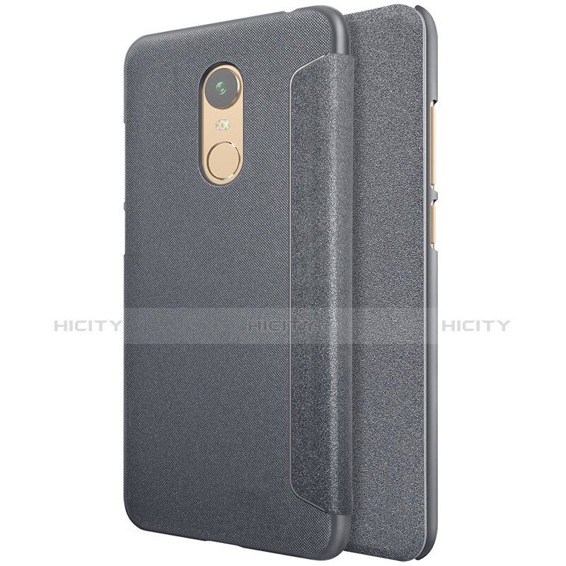 Coque Portefeuille Livre Cuir pour Xiaomi Redmi Note 5 Indian Version Noir Plus