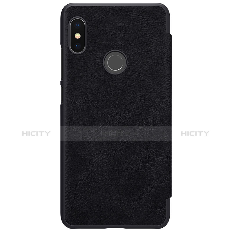 Coque Portefeuille Livre Cuir pour Xiaomi Redmi Note 5 Noir Plus