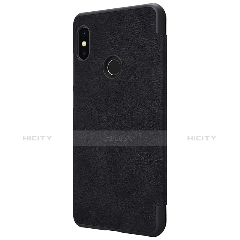 Coque Portefeuille Livre Cuir pour Xiaomi Redmi Note 5 Noir Plus