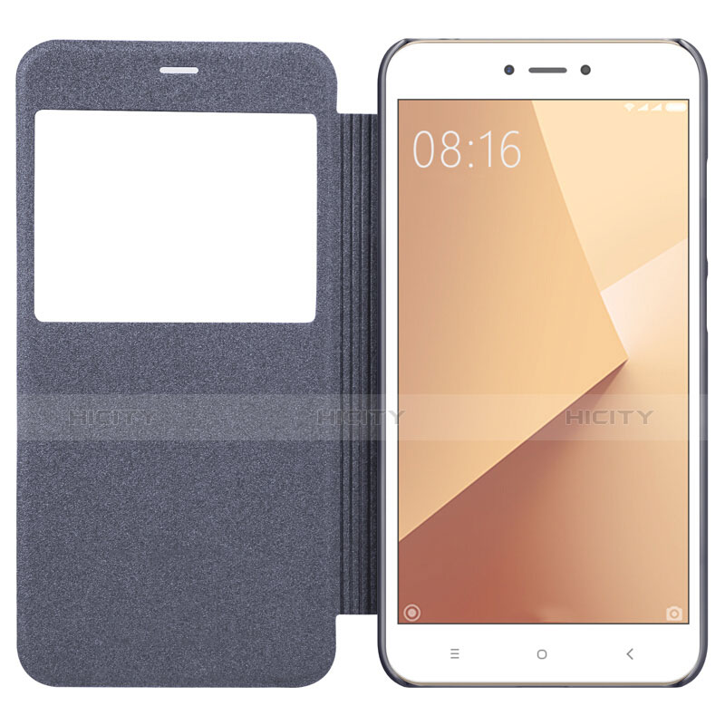 Coque Portefeuille Livre Cuir pour Xiaomi Redmi Note 5A Standard Edition Noir Plus