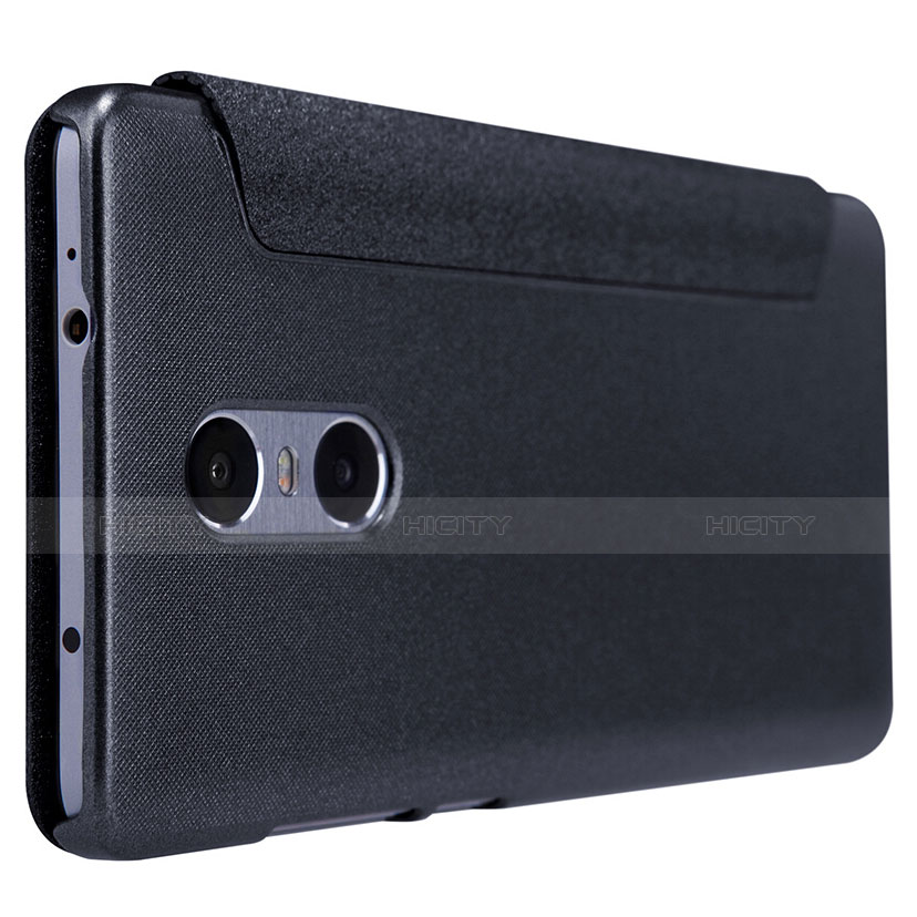 Coque Portefeuille Livre Cuir pour Xiaomi Redmi Pro Noir Plus