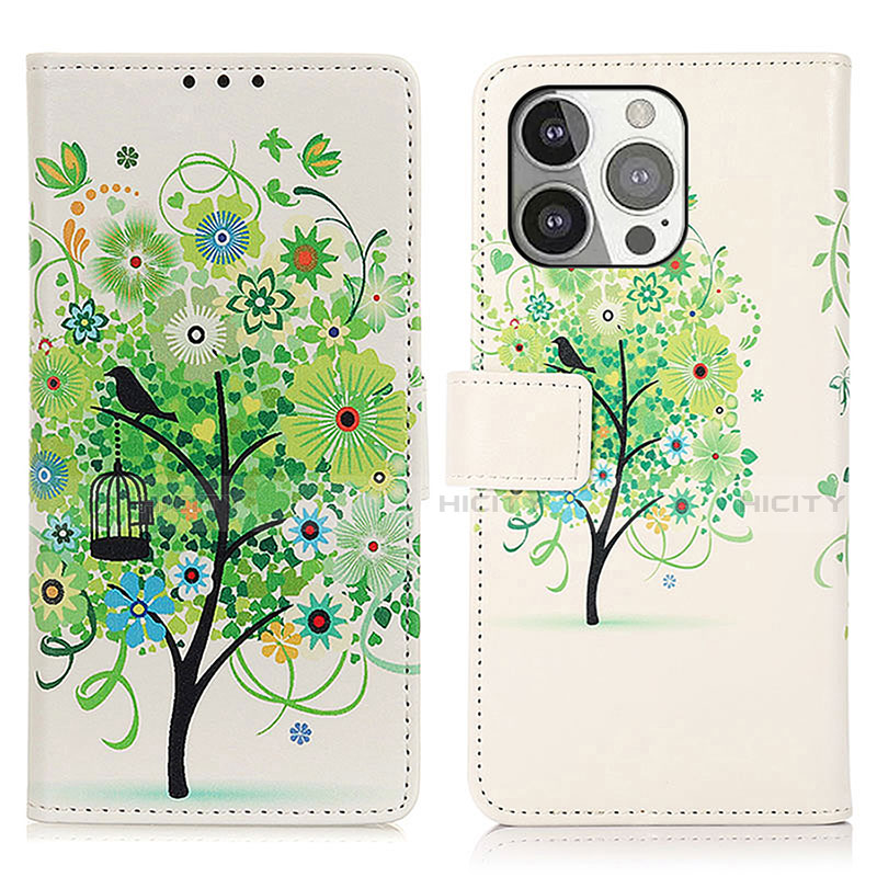 Coque Portefeuille Motif Fantaisie Livre Cuir Etui Clapet A07 pour Apple iPhone 13 Pro Max Plus