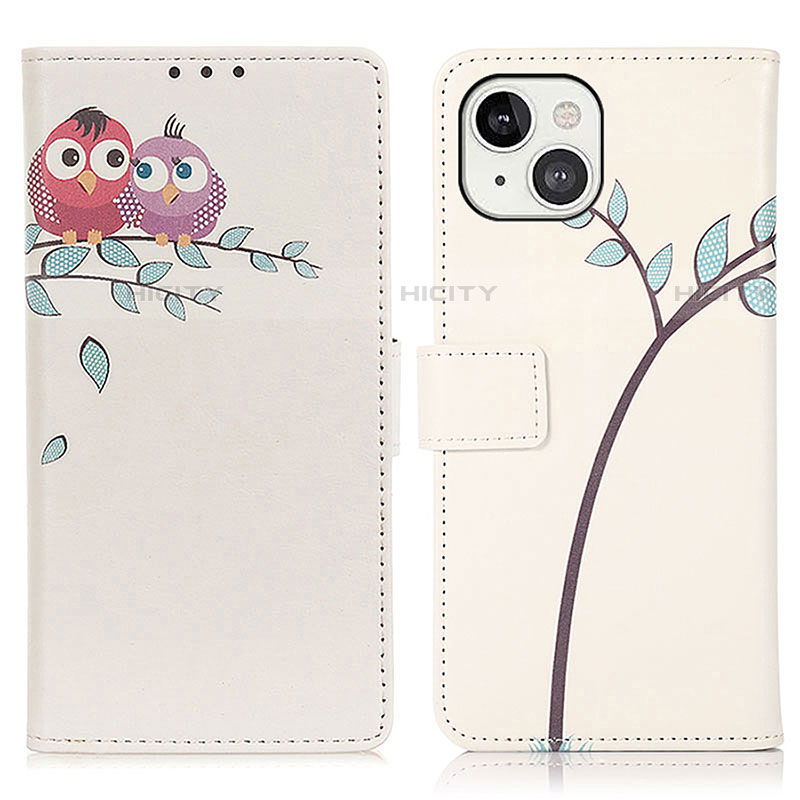 Coque Portefeuille Motif Fantaisie Livre Cuir Etui Clapet A07 pour Apple iPhone 14 Plus Plus