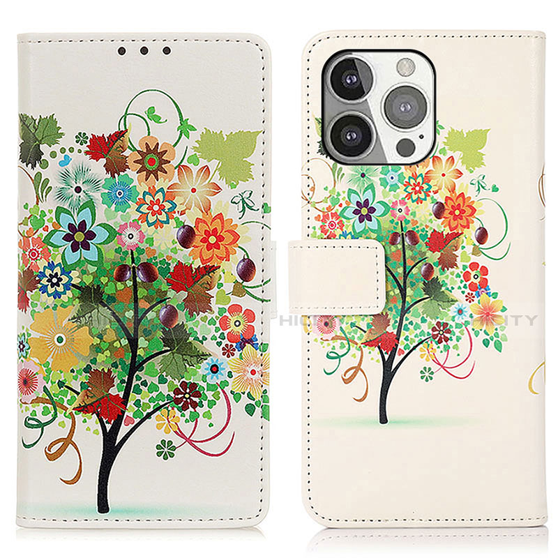 Coque Portefeuille Motif Fantaisie Livre Cuir Etui Clapet A07 pour Apple iPhone 15 Pro Max Plus