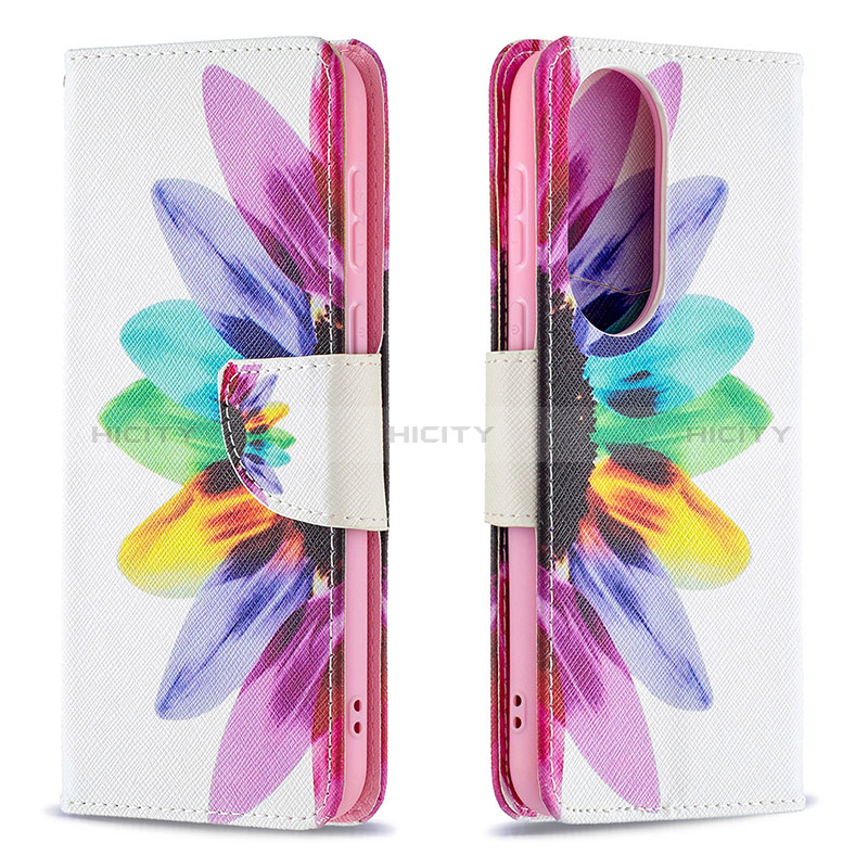 Coque Portefeuille Motif Fantaisie Livre Cuir Etui Clapet B01F pour Huawei P50 Pro Mixte Plus