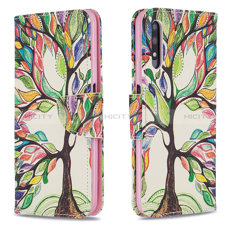 Coque Portefeuille Motif Fantaisie Livre Cuir Etui Clapet B01F pour Huawei Y9 Prime (2019) Plus