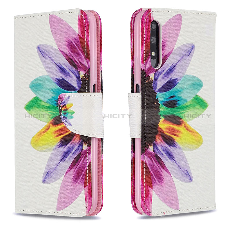 Coque Portefeuille Motif Fantaisie Livre Cuir Etui Clapet B01F pour Huawei Y9 Prime (2019) Plus