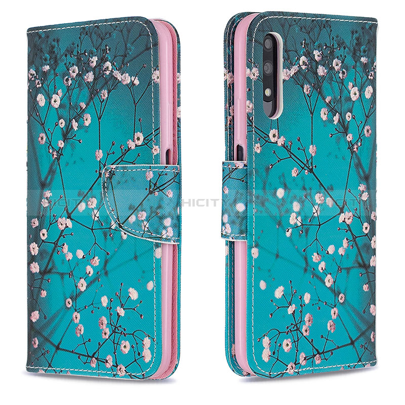 Coque Portefeuille Motif Fantaisie Livre Cuir Etui Clapet B01F pour Huawei Y9 Prime (2019) Plus