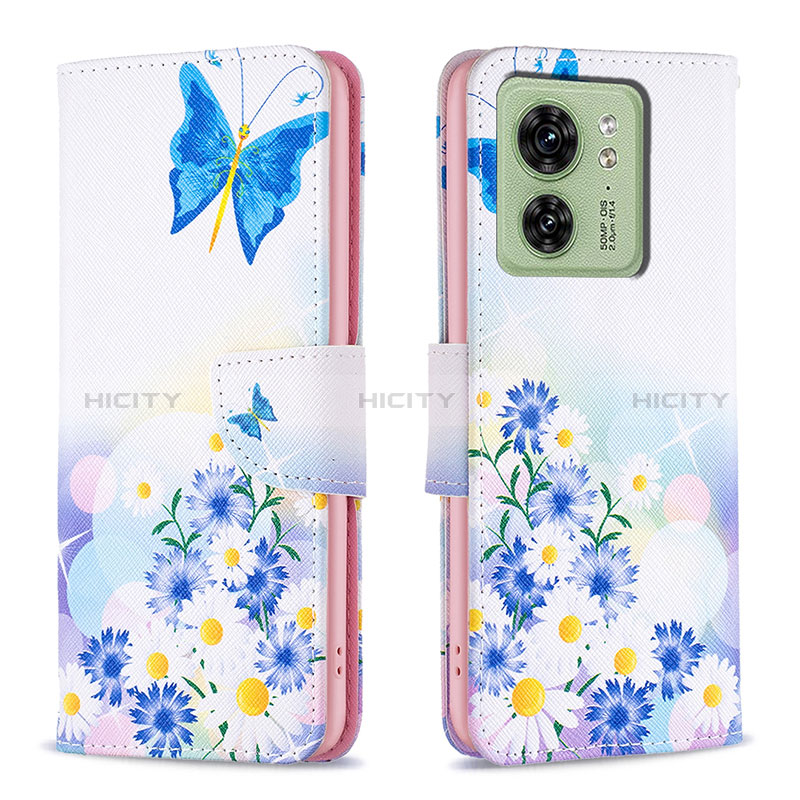 Coque Portefeuille Motif Fantaisie Livre Cuir Etui Clapet B01F pour Motorola Moto Edge (2023) 5G Plus