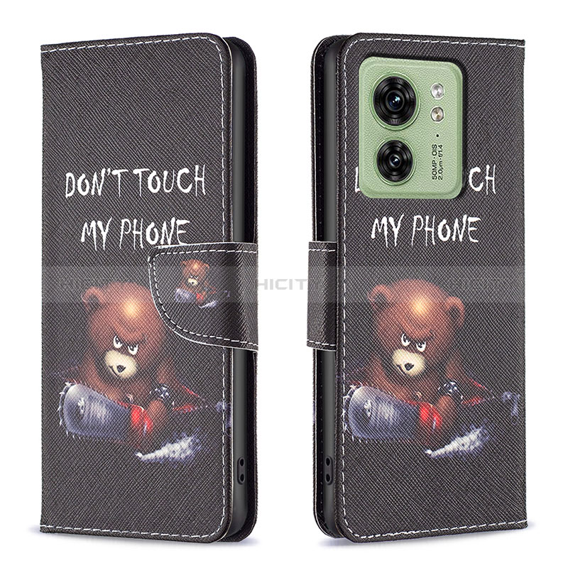 Coque Portefeuille Motif Fantaisie Livre Cuir Etui Clapet B01F pour Motorola Moto Edge (2023) 5G Plus