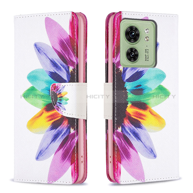 Coque Portefeuille Motif Fantaisie Livre Cuir Etui Clapet B01F pour Motorola Moto Edge 40 5G Mixte Plus