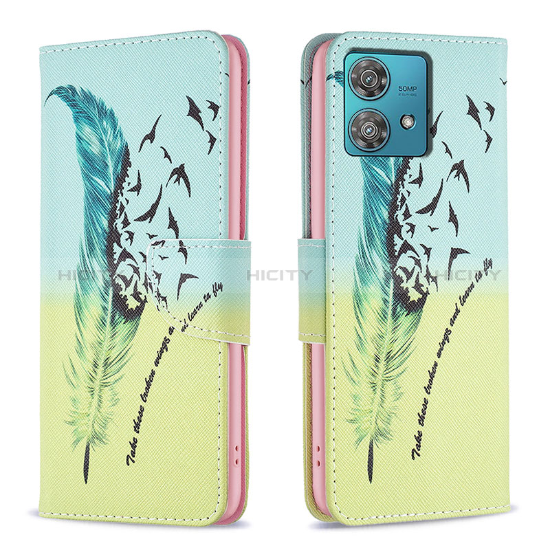 Coque Portefeuille Motif Fantaisie Livre Cuir Etui Clapet B01F pour Motorola Moto Edge 40 Neo 5G Plus