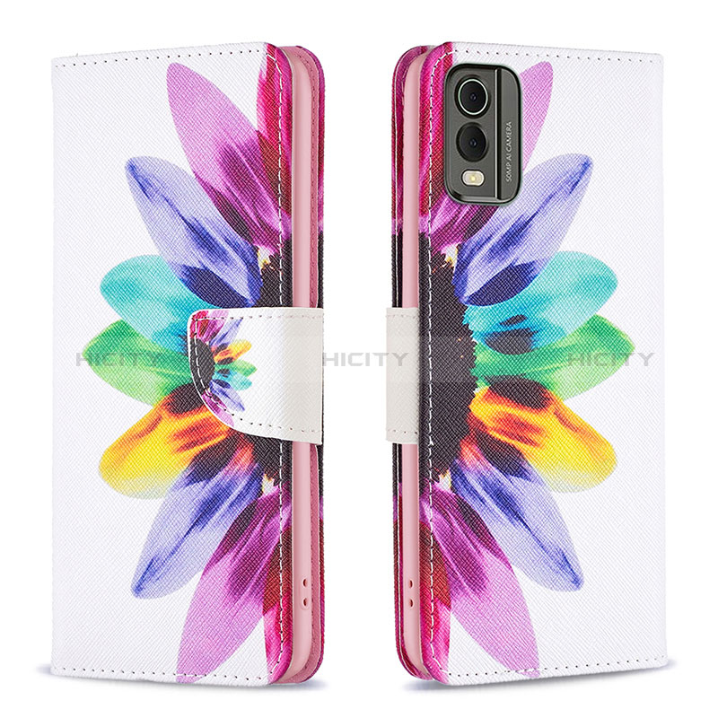 Coque Portefeuille Motif Fantaisie Livre Cuir Etui Clapet B01F pour Nokia C210 Mixte Plus