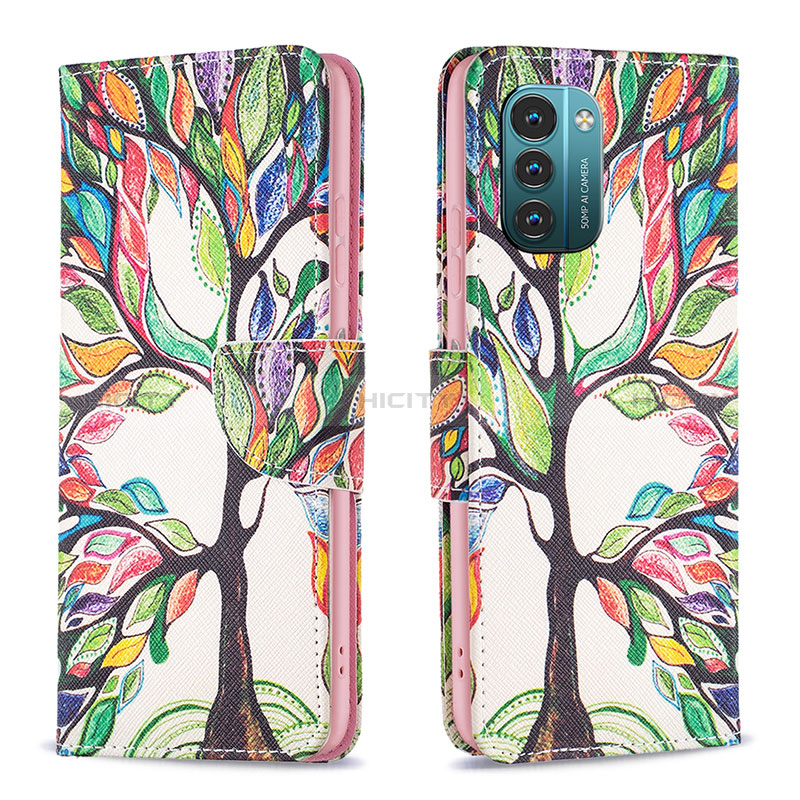 Coque Portefeuille Motif Fantaisie Livre Cuir Etui Clapet B01F pour Nokia G11 Plus