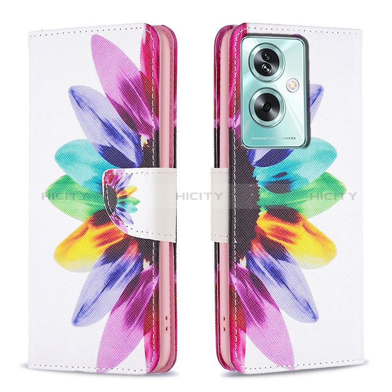 Coque Portefeuille Motif Fantaisie Livre Cuir Etui Clapet B01F pour Oppo A2 5G Mixte Plus