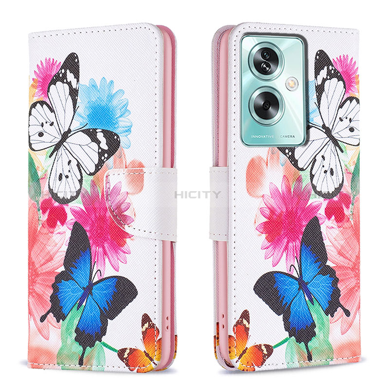 Coque Portefeuille Motif Fantaisie Livre Cuir Etui Clapet B01F pour Oppo A2 5G Plus