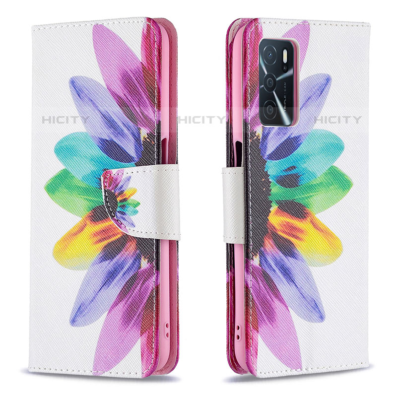 Coque Portefeuille Motif Fantaisie Livre Cuir Etui Clapet B01F pour Oppo A54s Mixte Plus