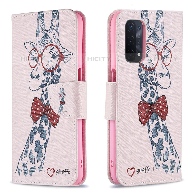 Coque Portefeuille Motif Fantaisie Livre Cuir Etui Clapet B01F pour Oppo A93 5G Plus