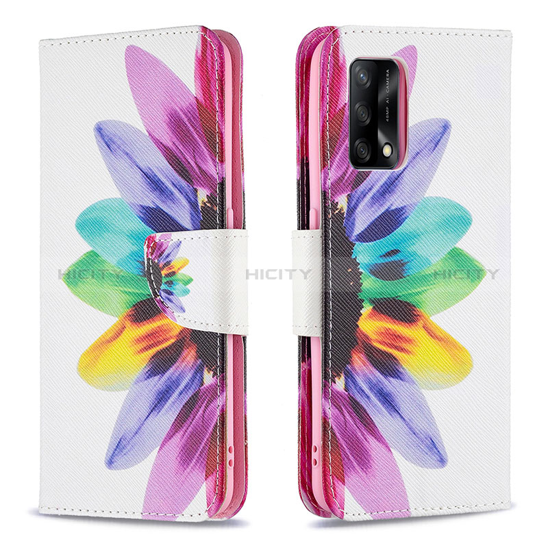 Coque Portefeuille Motif Fantaisie Livre Cuir Etui Clapet B01F pour Oppo F19 Mixte Plus