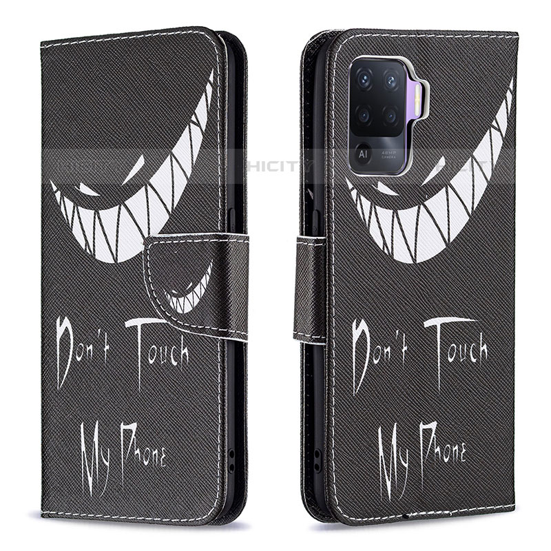 Coque Portefeuille Motif Fantaisie Livre Cuir Etui Clapet B01F pour Oppo Reno5 F Plus